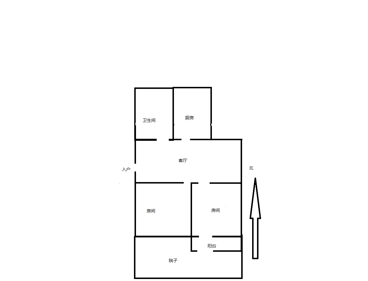 姚港路8号 2室1厅1卫 67.14m&sup2;