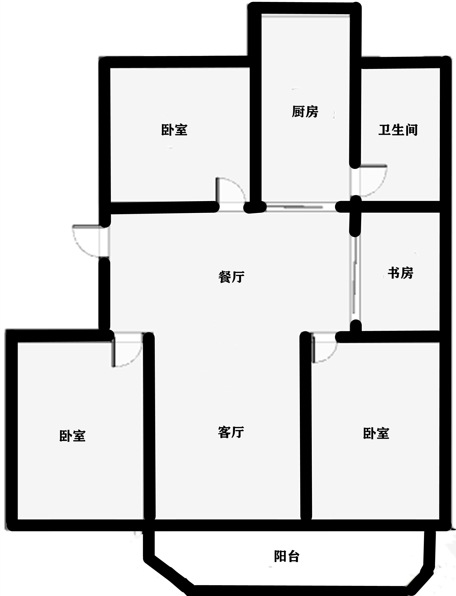天都花苑 3室2厅1卫 134.94m&sup2;