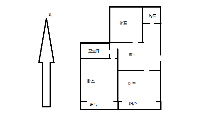 友谊家园 3室1厅1卫 112.1m&sup2;