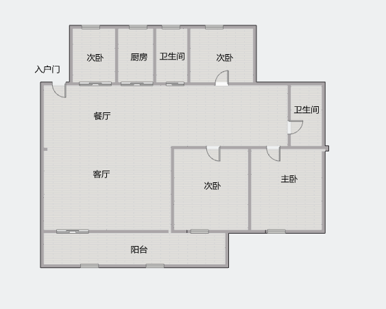 东昇花园 4室2厅2卫 159.43m&sup2;
