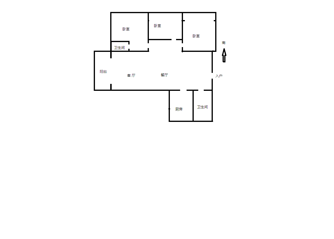 都市华城 3室2厅2卫 152.5m&sup2;