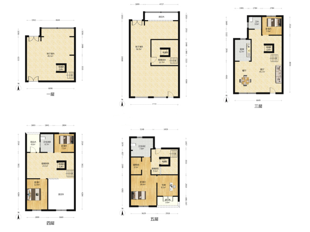 东宝&middot;怡沁园 5室2厅2卫 331m&sup2;