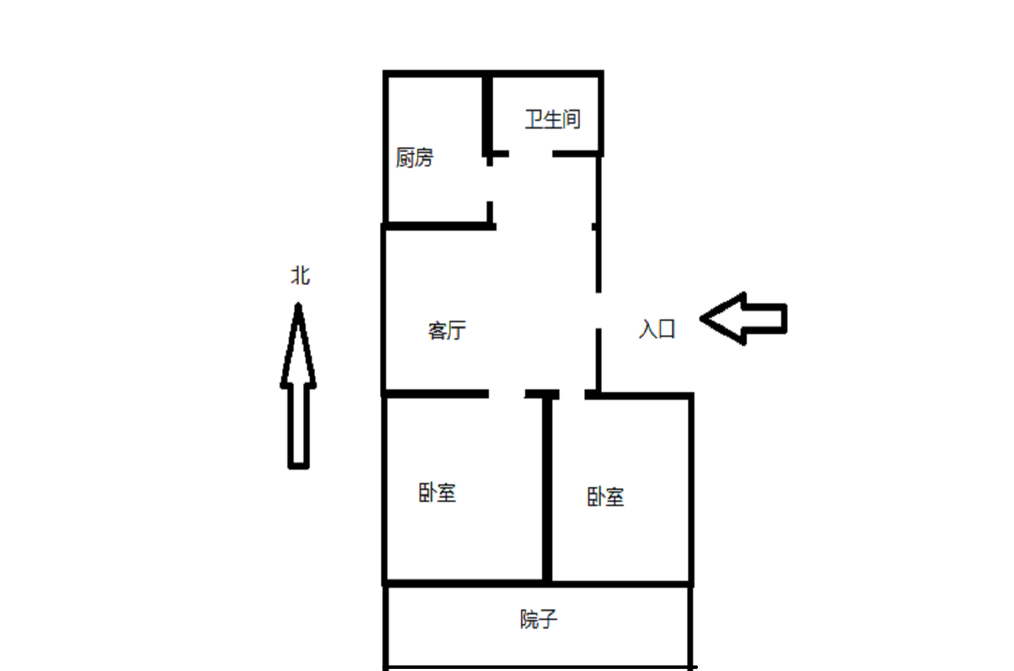 城港新村 3室1厅1卫 71m²