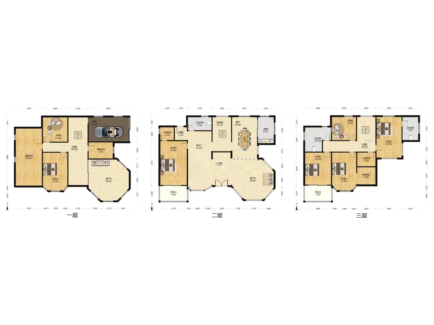 东郊庄园 4室2厅1卫 430.00m&sup2;