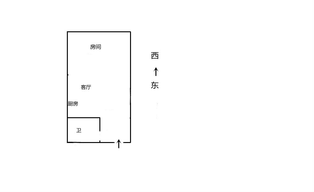汇金国际 1室1厅1卫 54m&sup2;