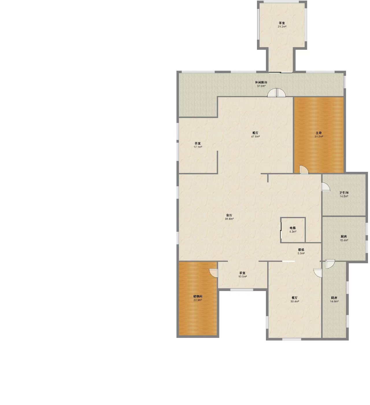 东郊庄园 6室2厅4卫 500m²