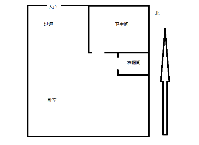 南辰濠郡 2室1厅1卫 53m&sup2;