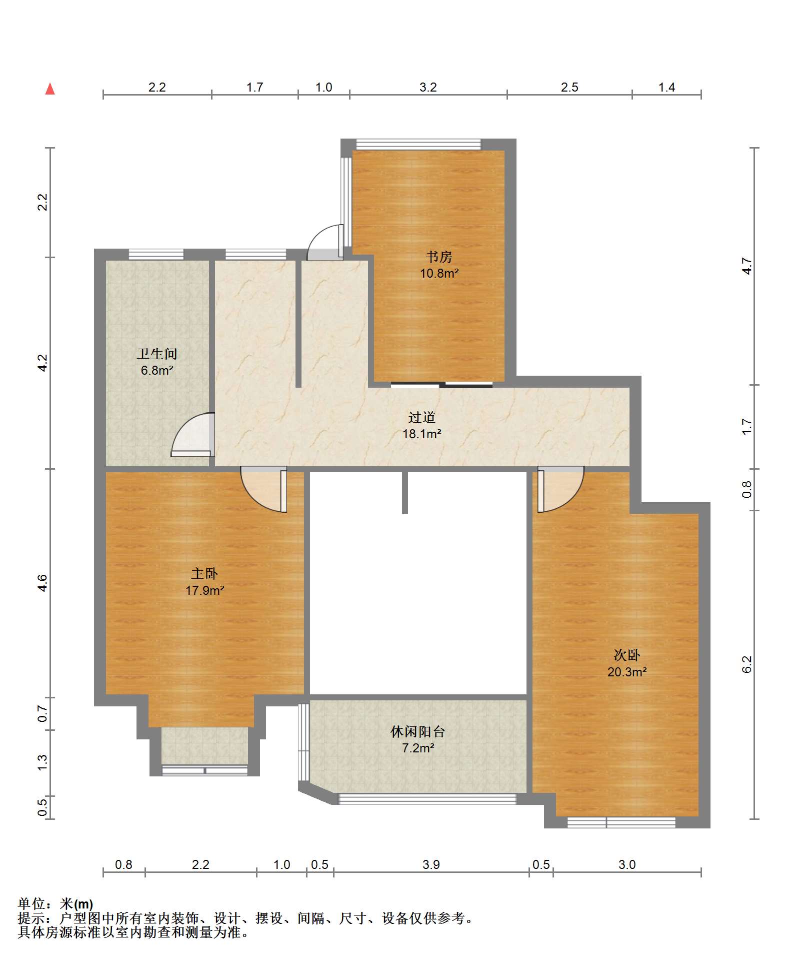 金色城品 5室2厅2卫 140m&sup2;