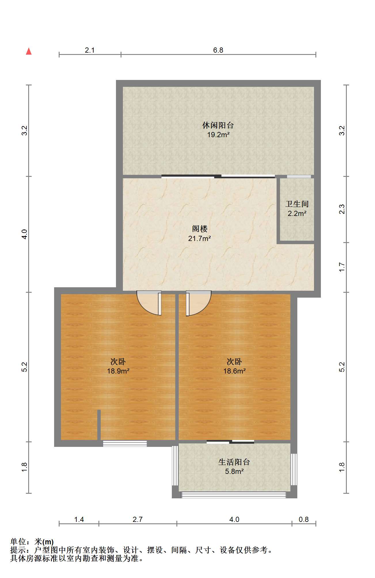 学田北苑 4室2厅2卫 79.6m&sup2;