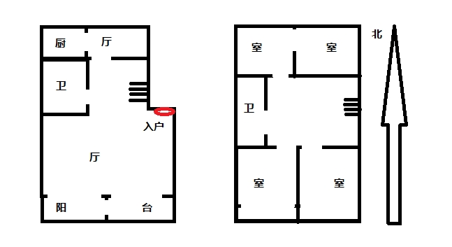 学田南苑 4室2厅2卫 165m&sup2;