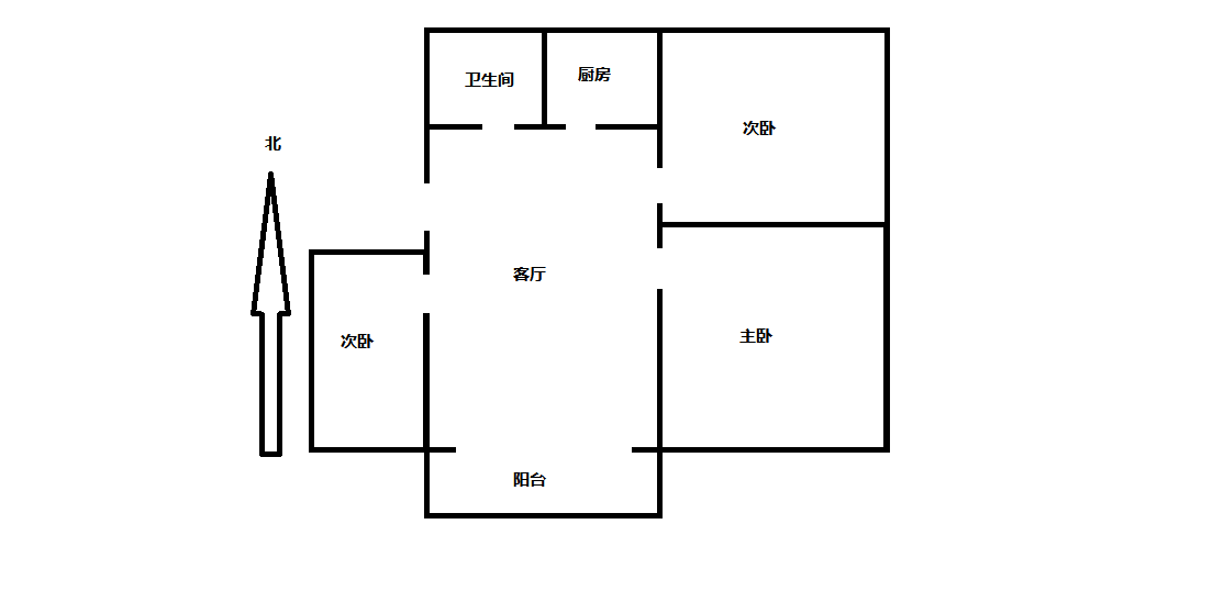 德民花苑东区 3室1厅1卫 124.00m&sup2;