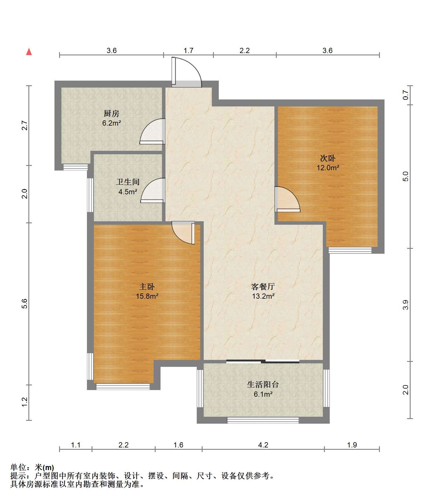 帝奥世伦名郡 3室2厅1卫 96.22m&sup2;