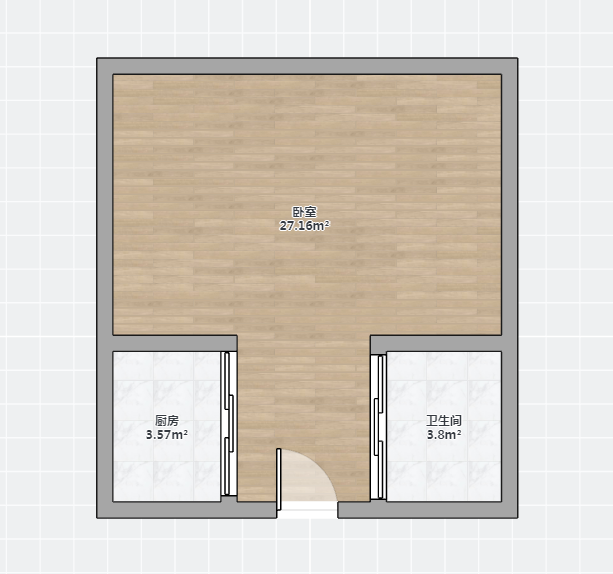 富贵北园 1室0厅1卫 25.00m²