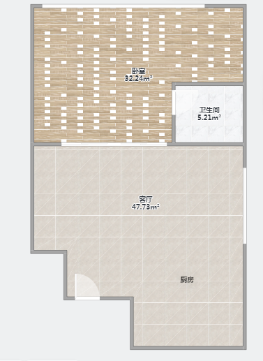 中房海梦城 1室1厅1卫 98m&sup2;
