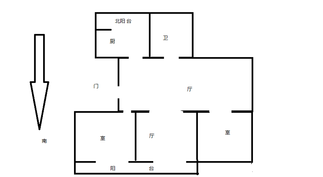 外滩花苑 3室1厅1卫 125.00m&sup2;