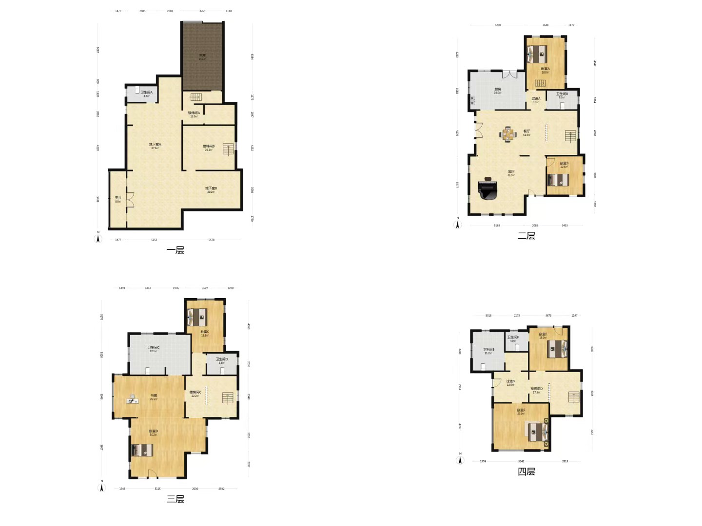 顺发御园 8室2厅6卫 567.21m²