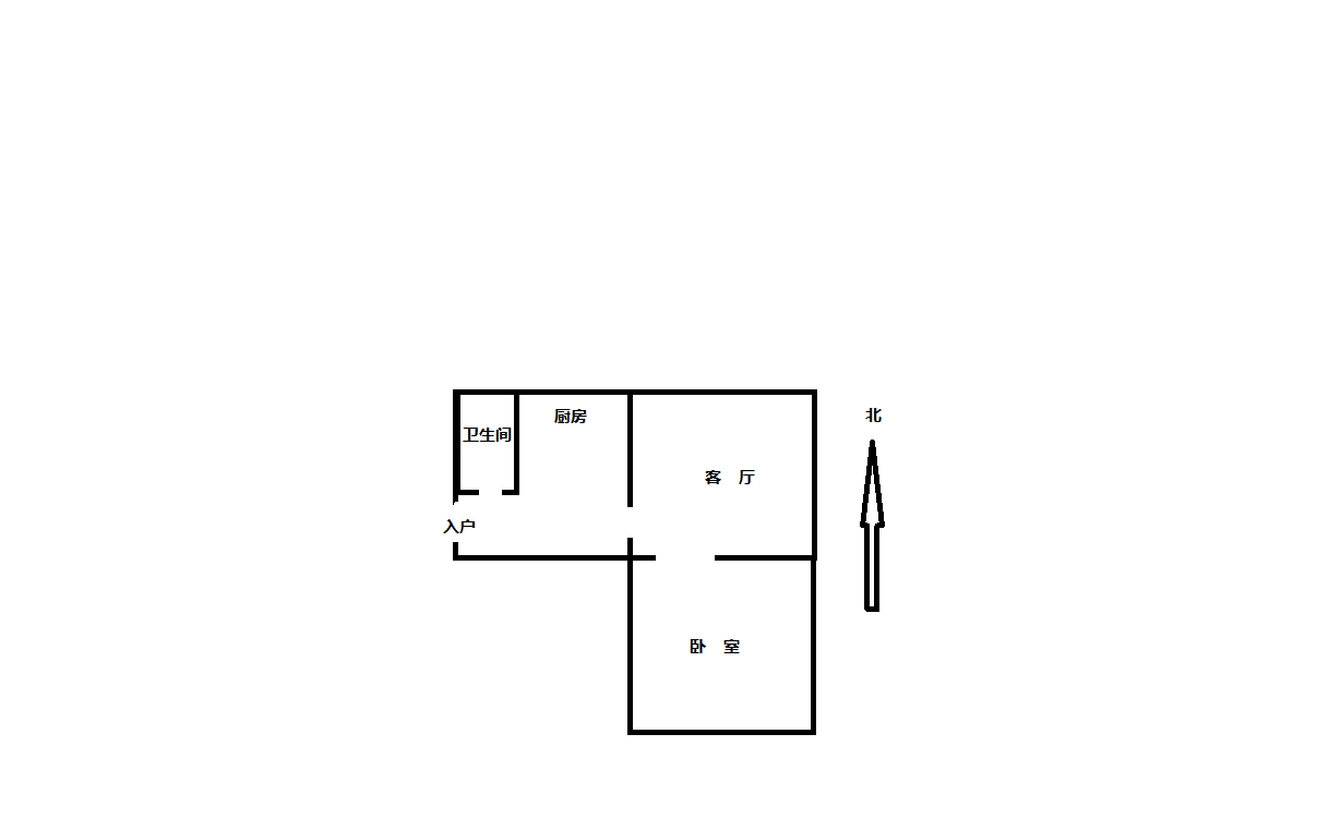 青年路新村 1室1厅1卫 56.00m&sup2;