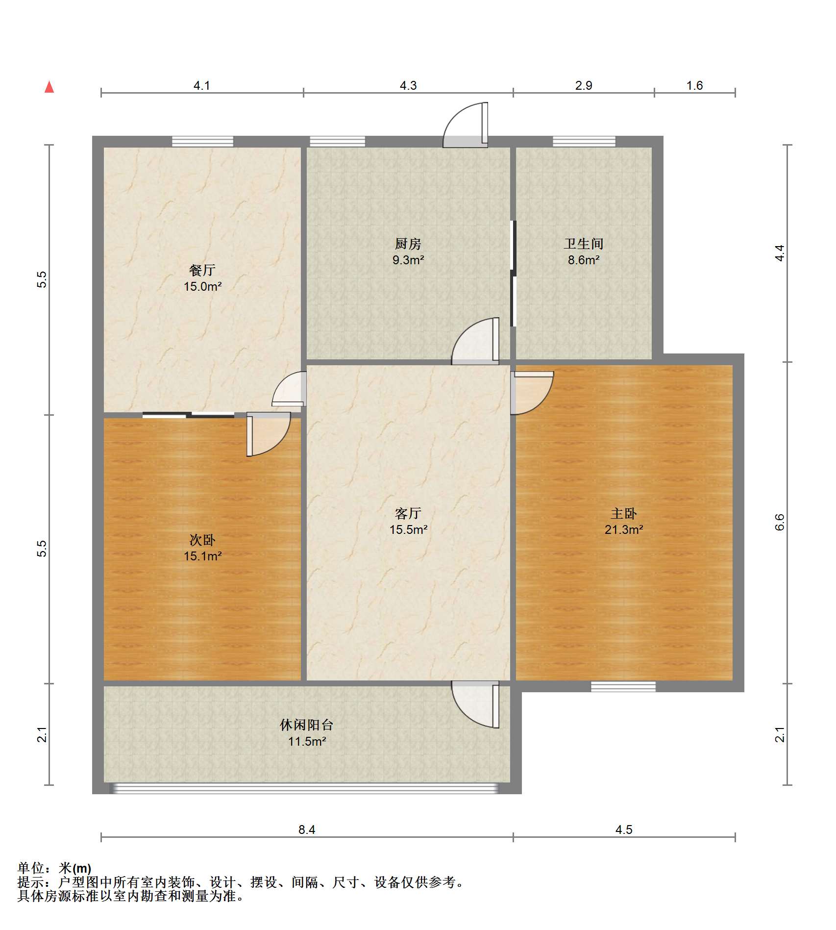 青年路新村 3室1厅1卫 80.00m&sup2;