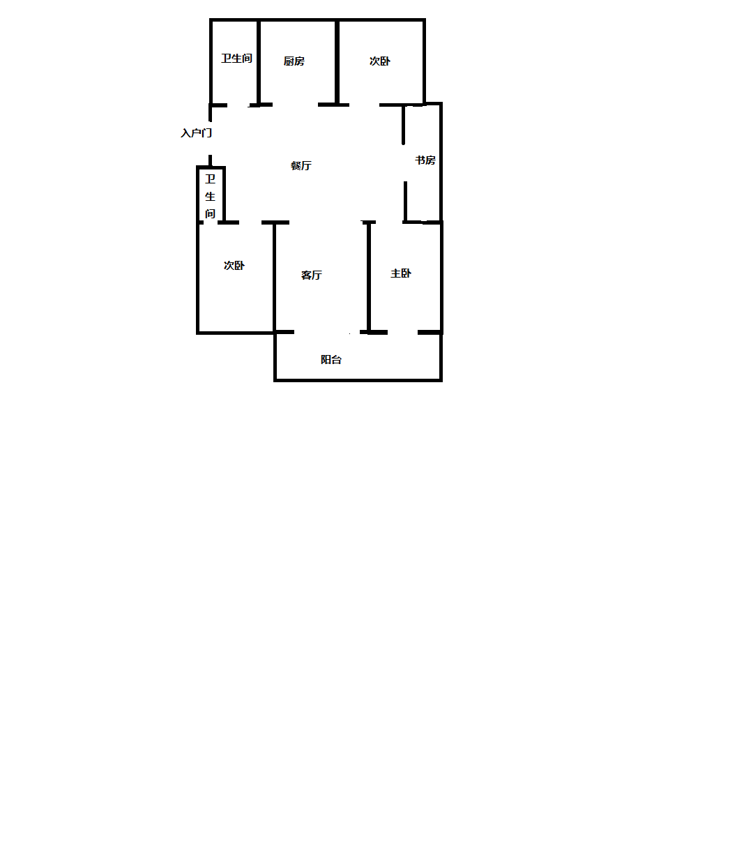 朝晖花园 3室2厅2卫 136m&sup2;