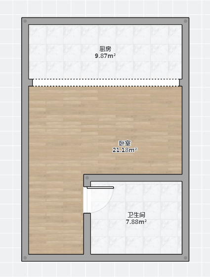 北园新村 1室0厅1卫 45m&sup2;