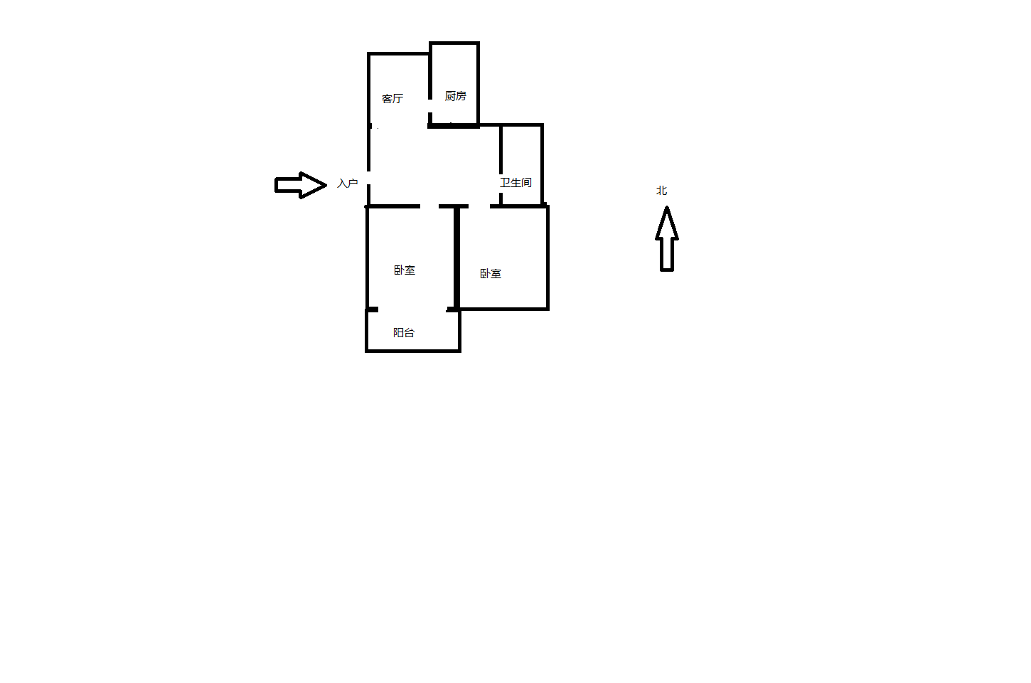濠西园 2室1厅1卫 72m&sup2;