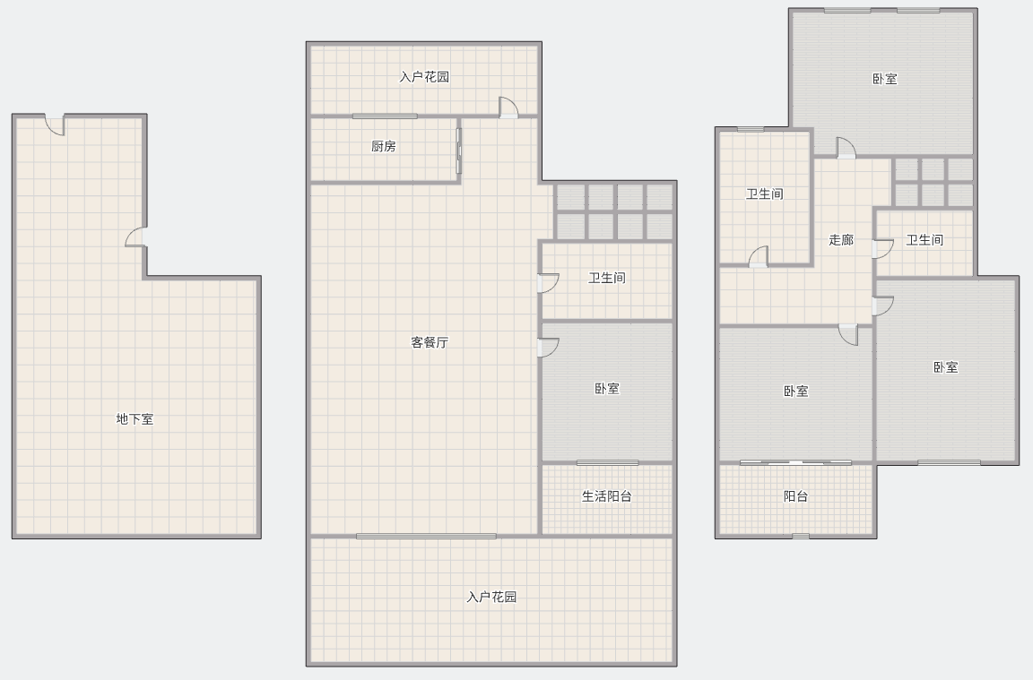 崇川星光域 4室3厅3卫 174.00m&sup2;