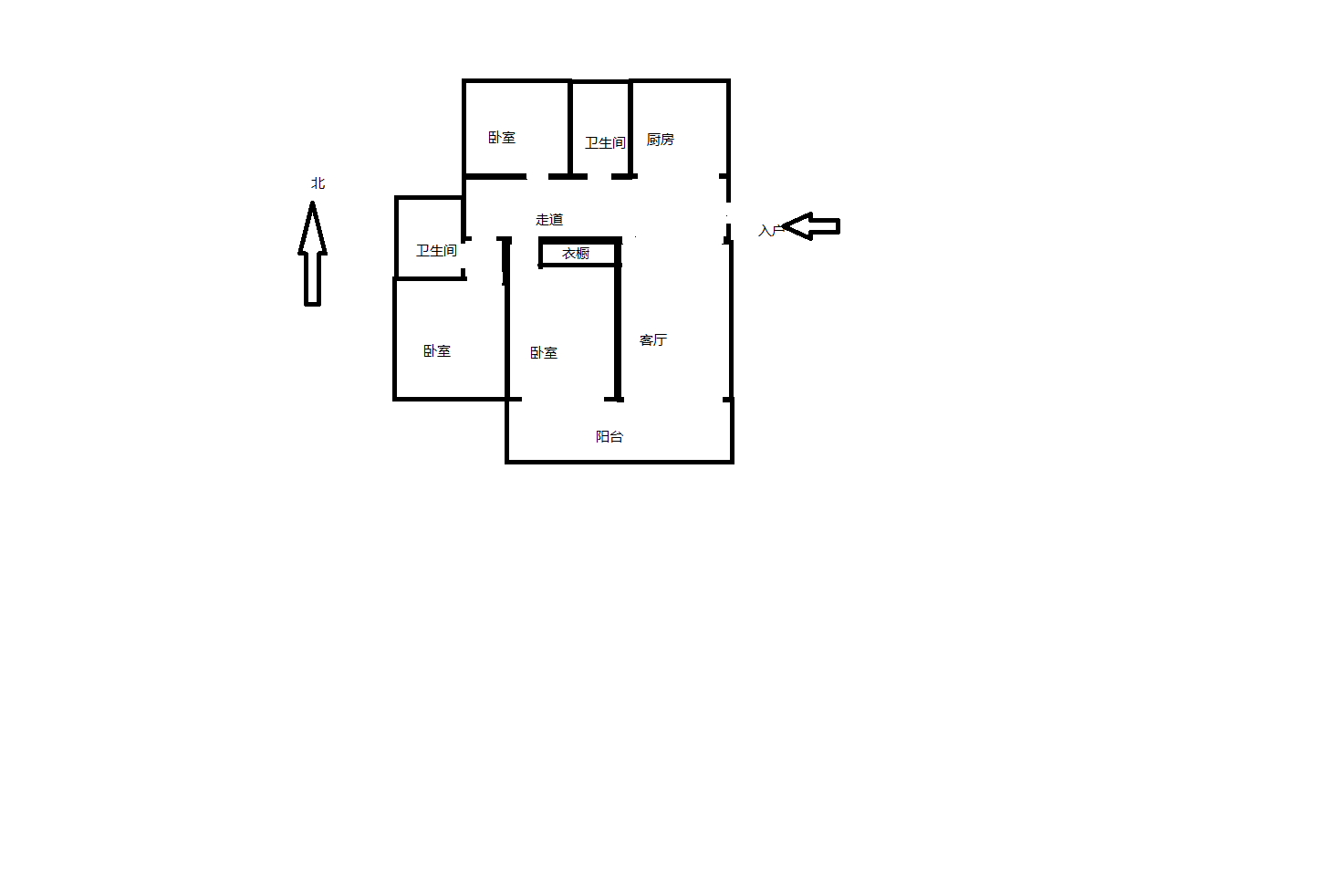 春晖花园 3室1厅1卫 135.2m&sup2;