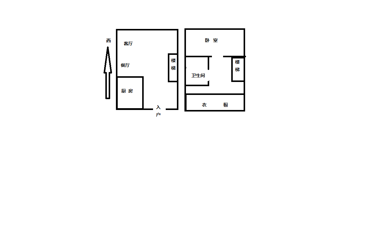 檀墅 1室1厅1卫 46m&sup2;