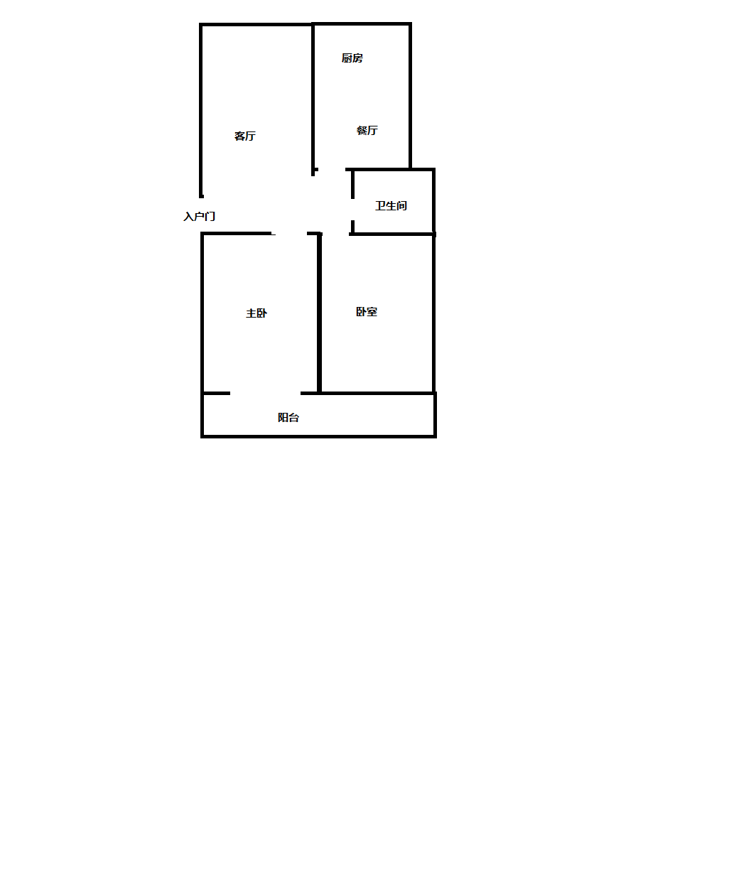 春晖花园 2室2厅1卫 108m&sup2;
