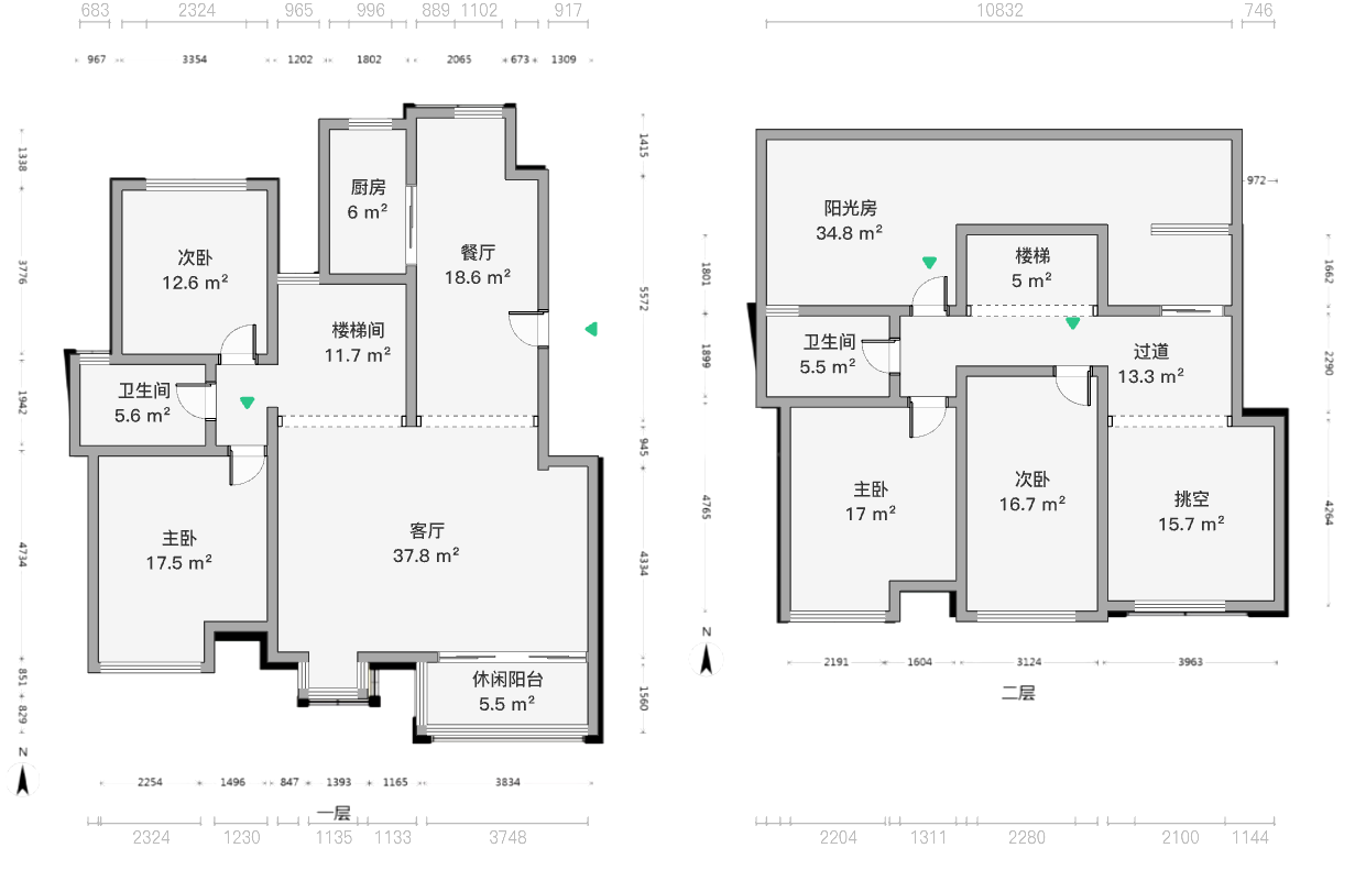 优山美地花园南区 4室2厅2卫 207.89m&sup2;
