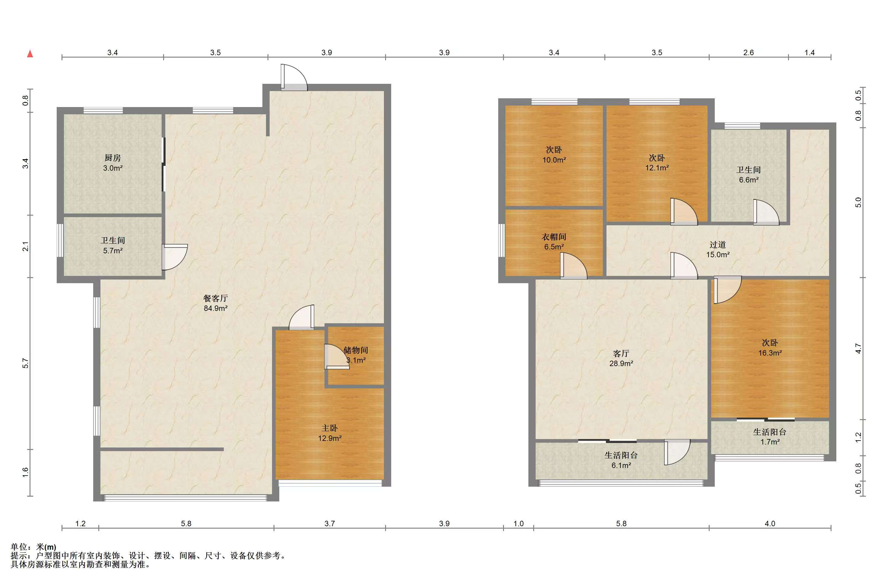 博园岚郡 4室2厅2卫 279.92m&sup2;
