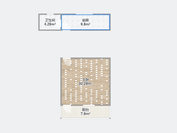 姚港路9号 1室0厅1卫 31.68m²
