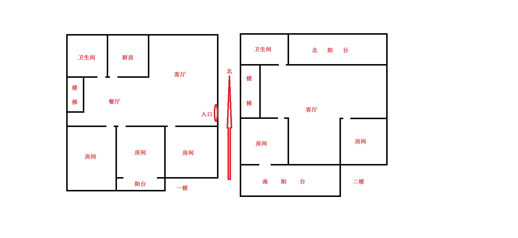 小石桥花苑 5室3厅2卫 183.84m&sup2;