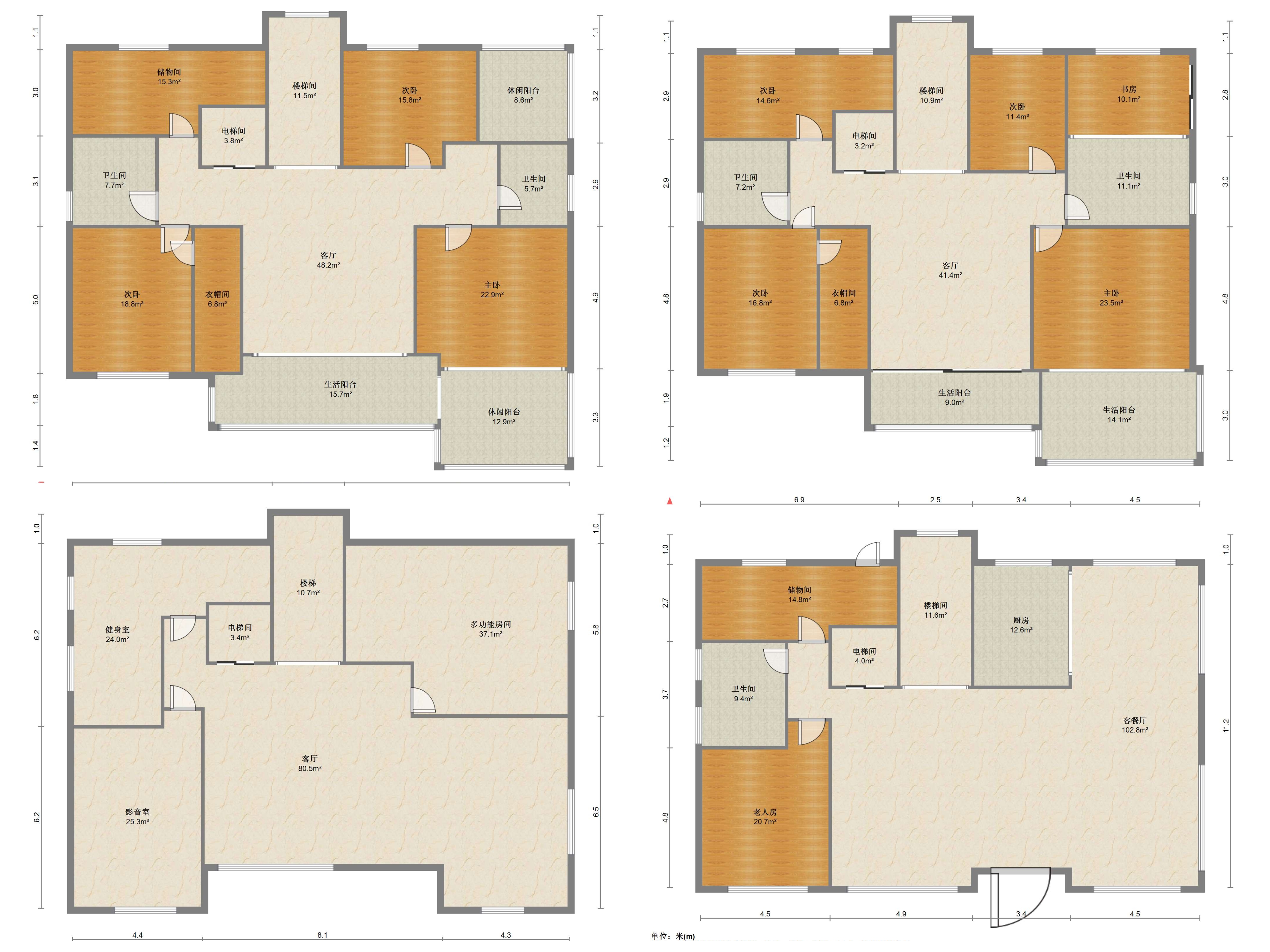 上善居西区 6室3厅3卫 698m&sup2;