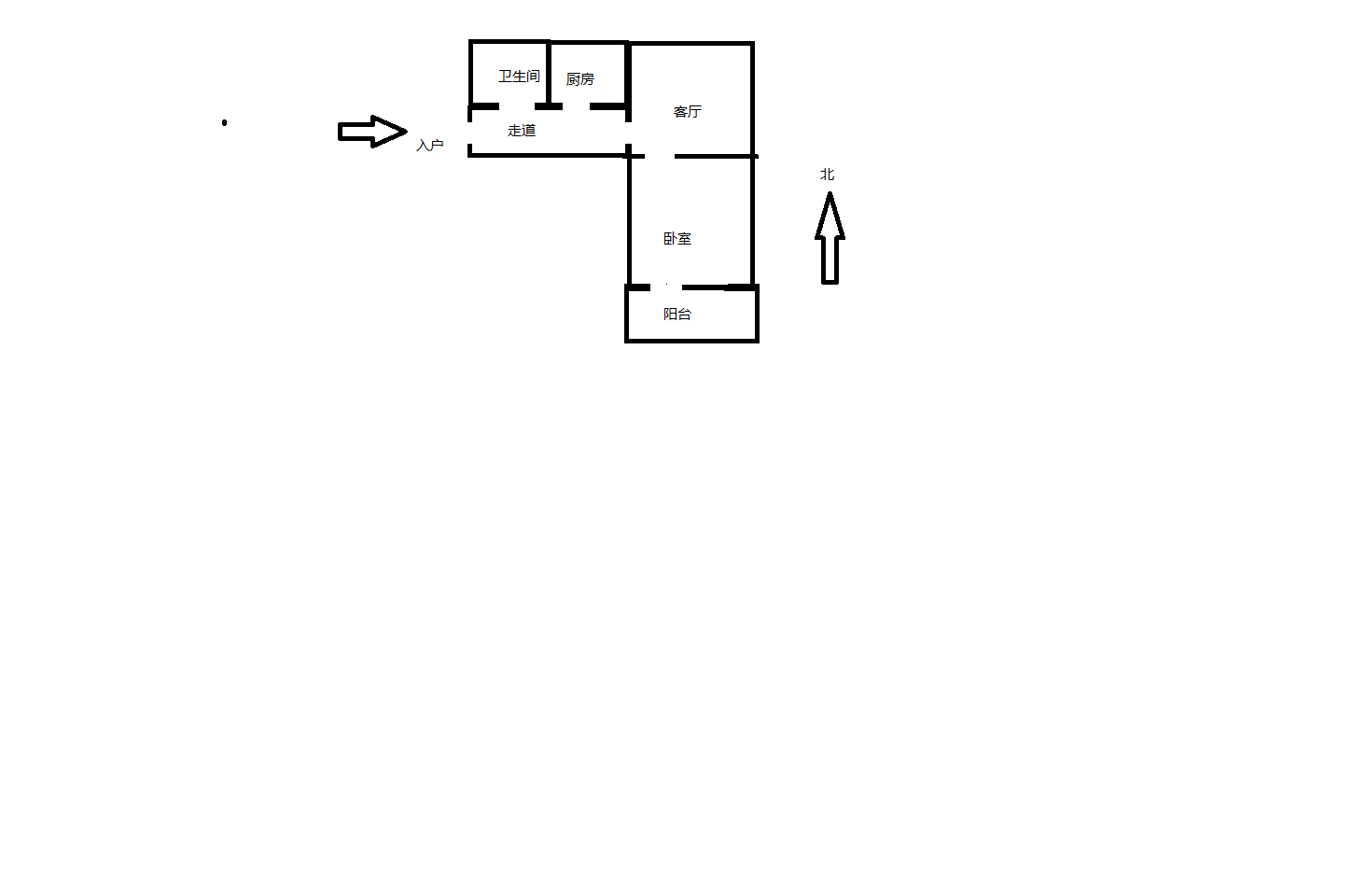 新建路新村(新建花苑) 1室1厅1卫 45m²
