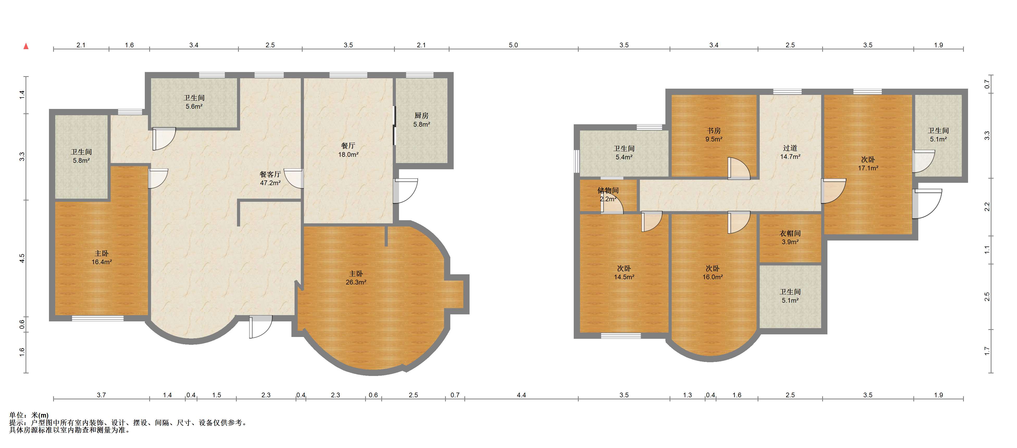 东郊庄园 5室2厅4卫 490m²