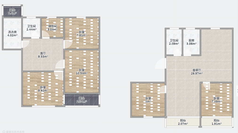 朝晖花园 5室3厅2卫 180.00m&sup2;