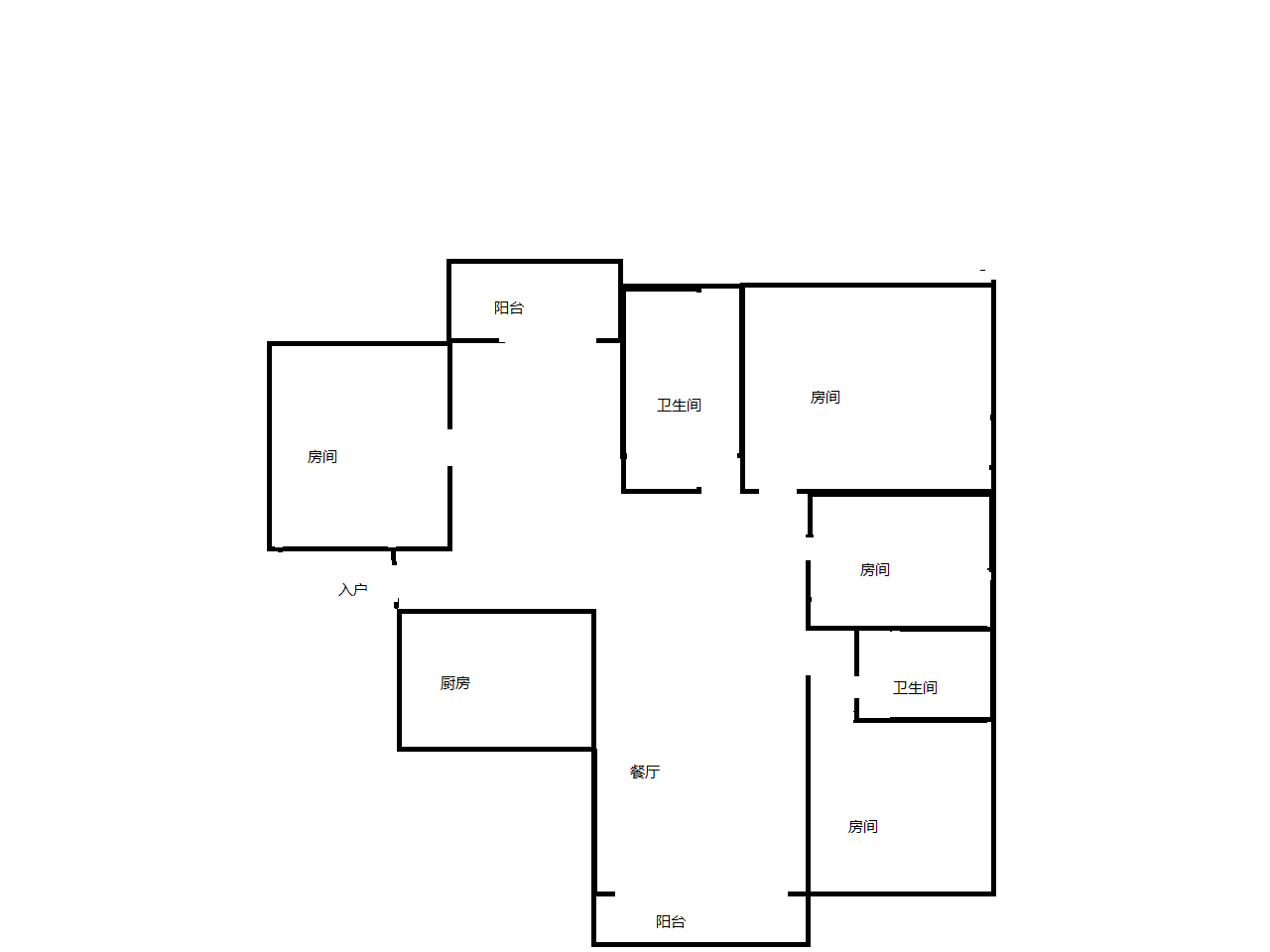 江景国际南区 3室2厅2卫 131.72m&sup2;