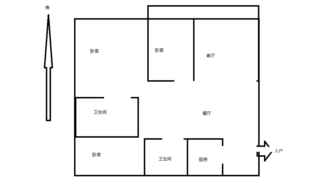 祥生云境 3室2厅2卫 133.16m&sup2;