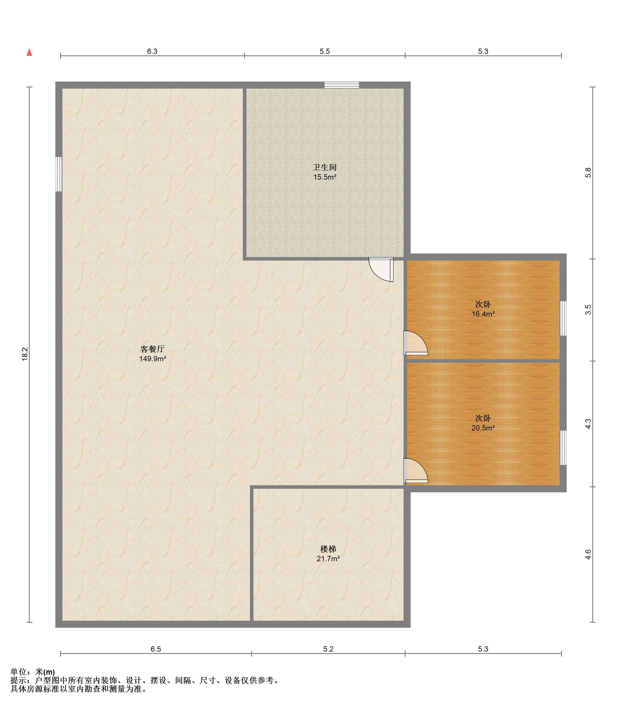 江海皇都私家花园 4室2厅2卫 92m&sup2;