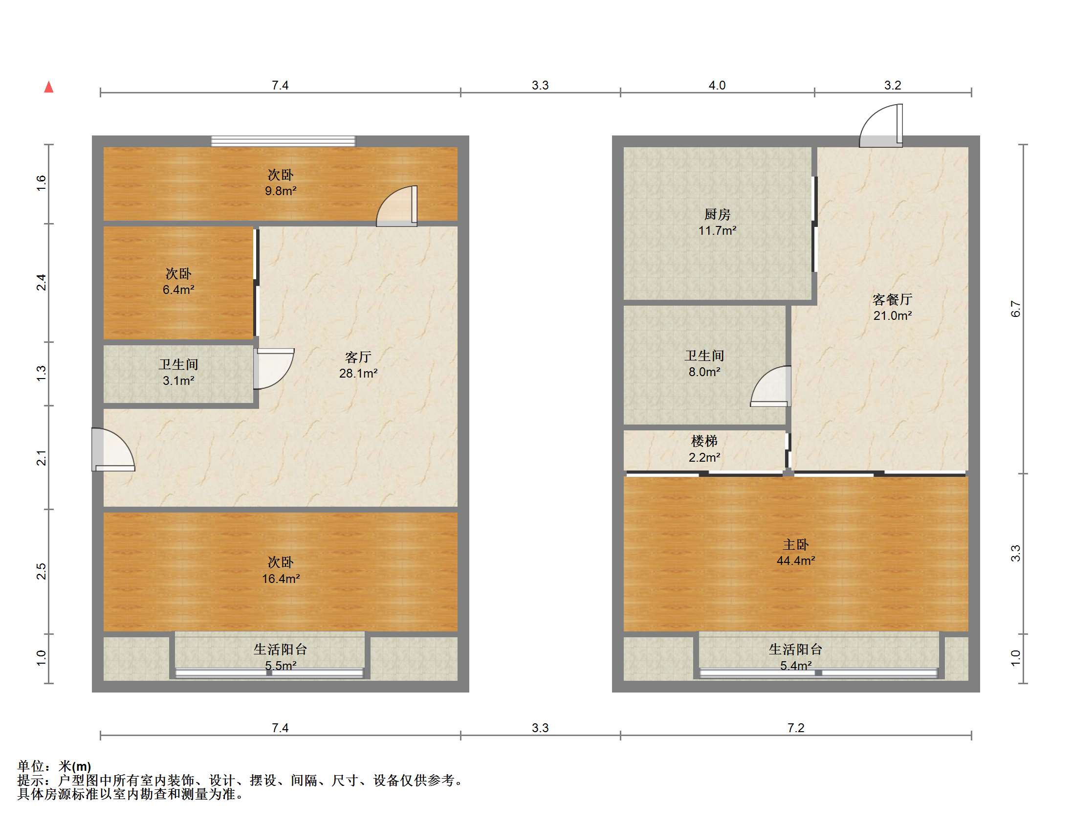 永和佳苑北区 4室2厅2卫 186.00m&sup2;