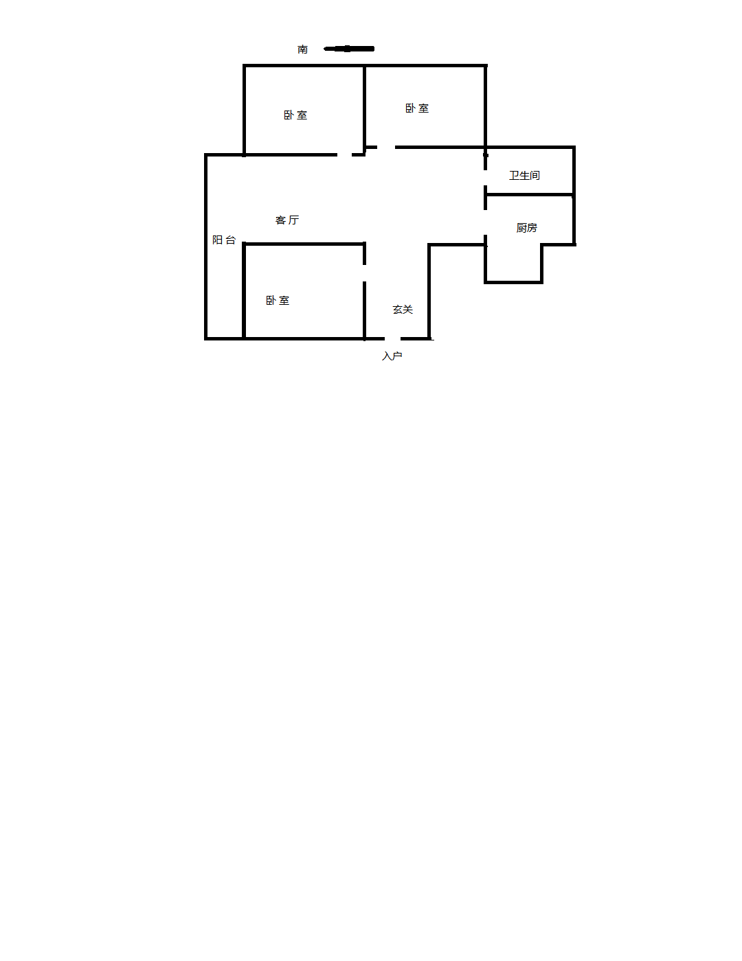 外滩花苑 3室2厅1卫 125.61m²