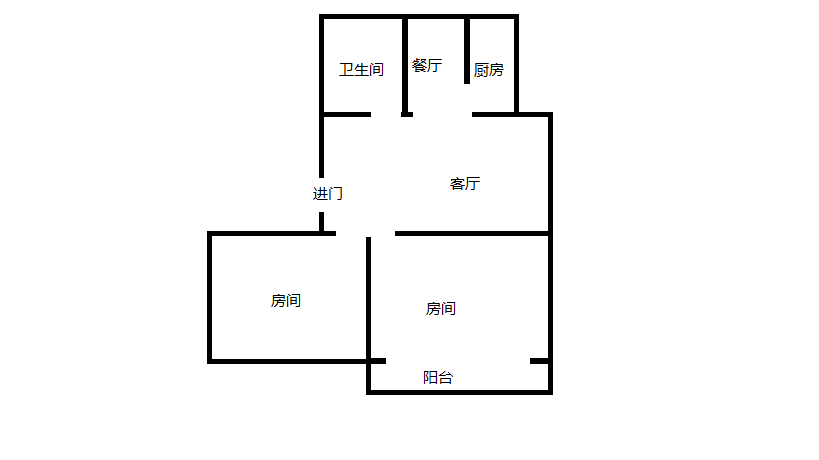 光明南村 2室1厅1卫 78.34m&sup2;