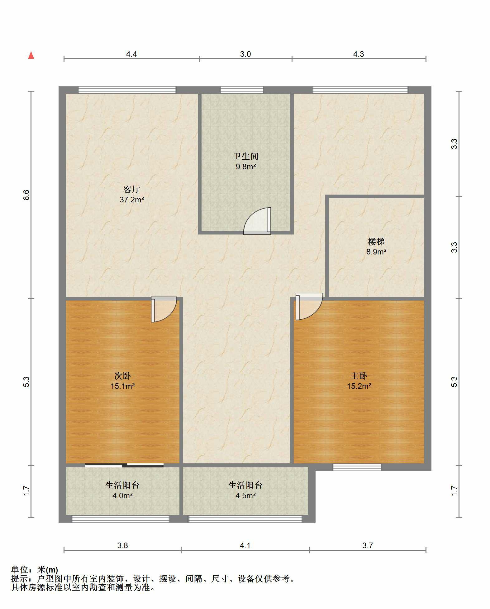 越江新村 4室2厅2卫 203.04m&sup2;