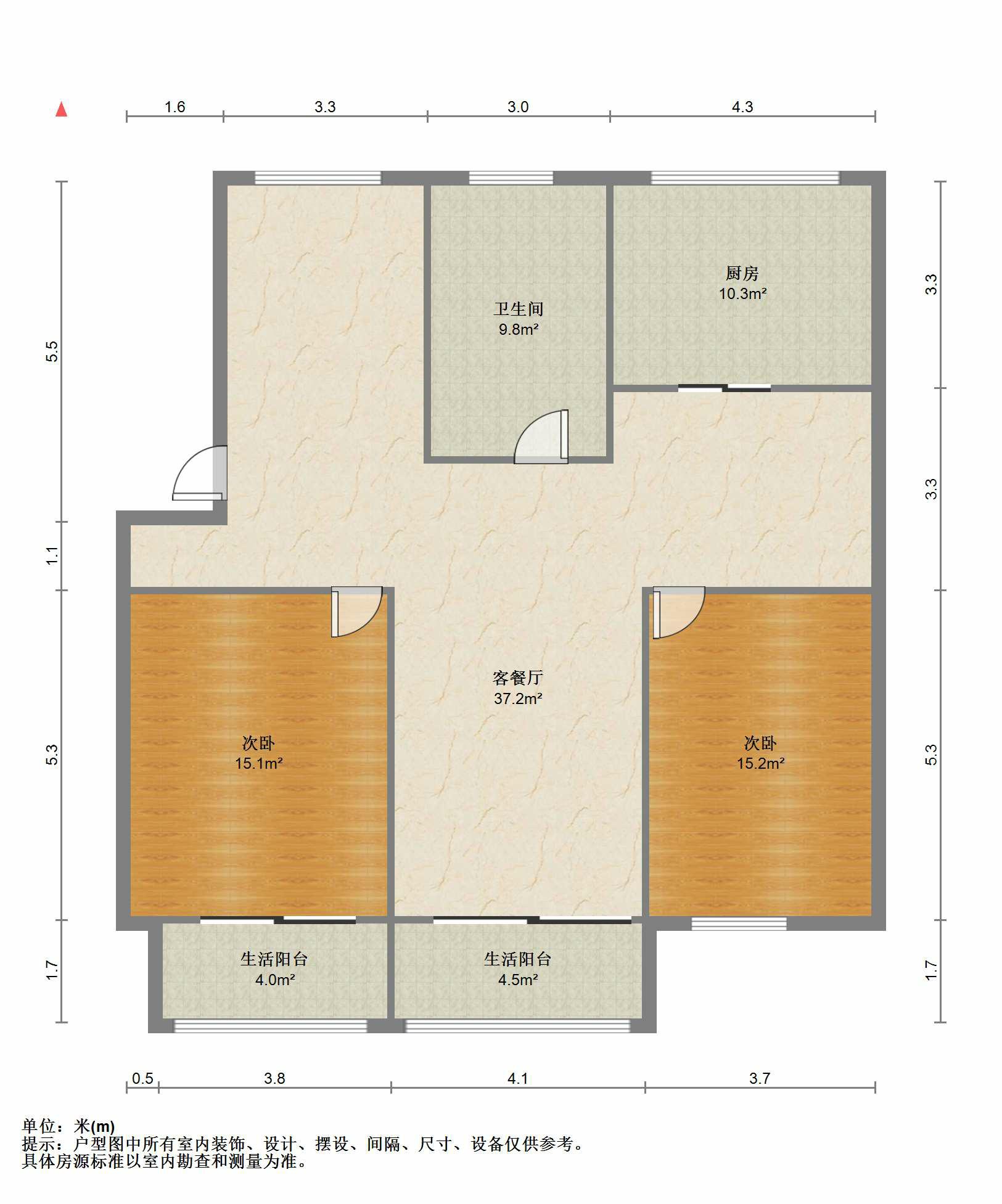 越江新村 4室2厅2卫 203.04m&sup2;