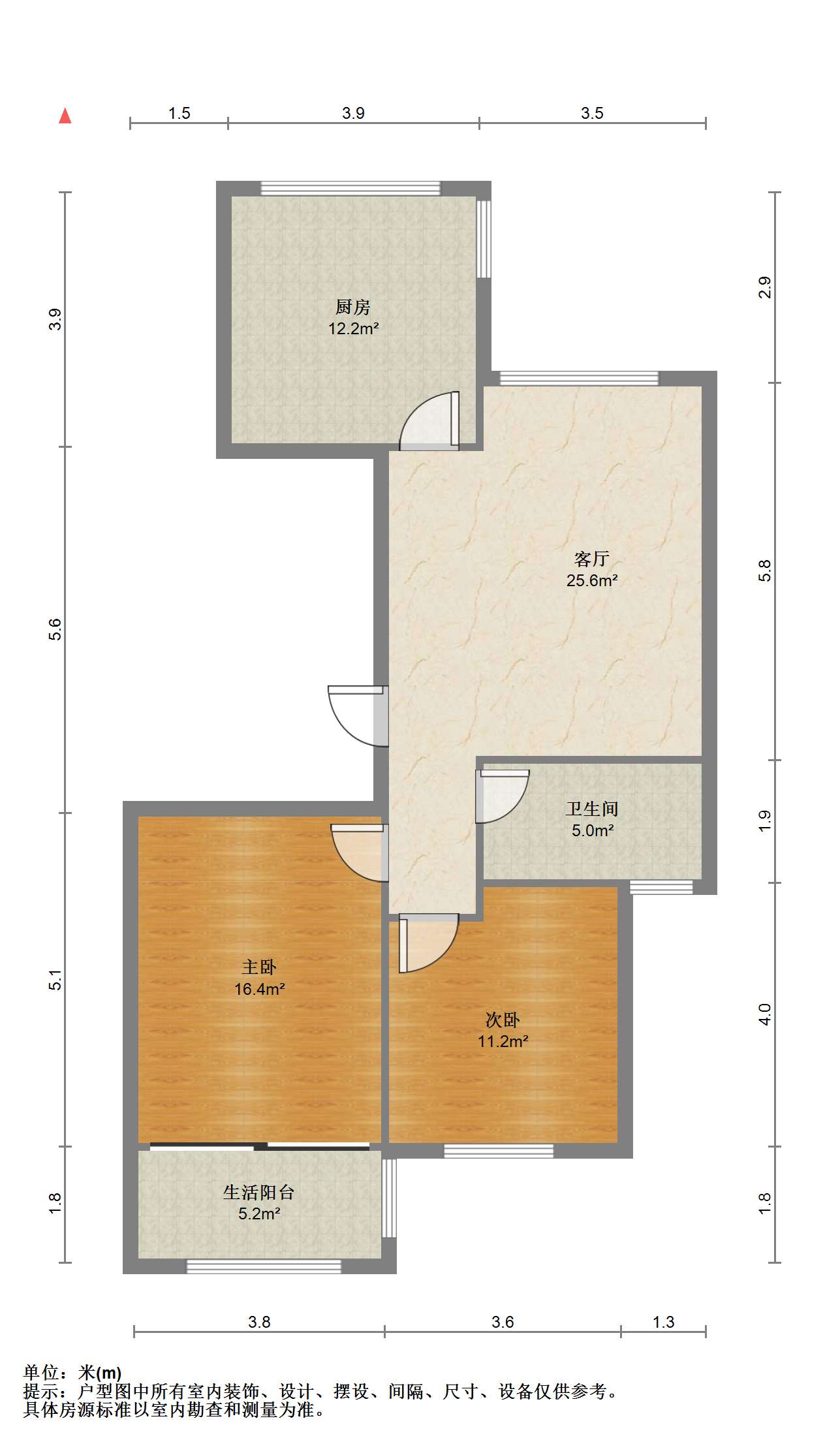 临江家园 1室0厅0卫 100.71m&sup2;