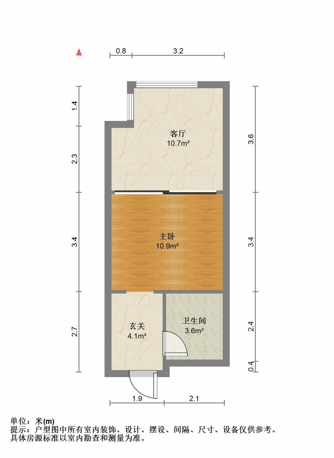 南通万达广场 1室0厅1卫 56.00m&sup2;