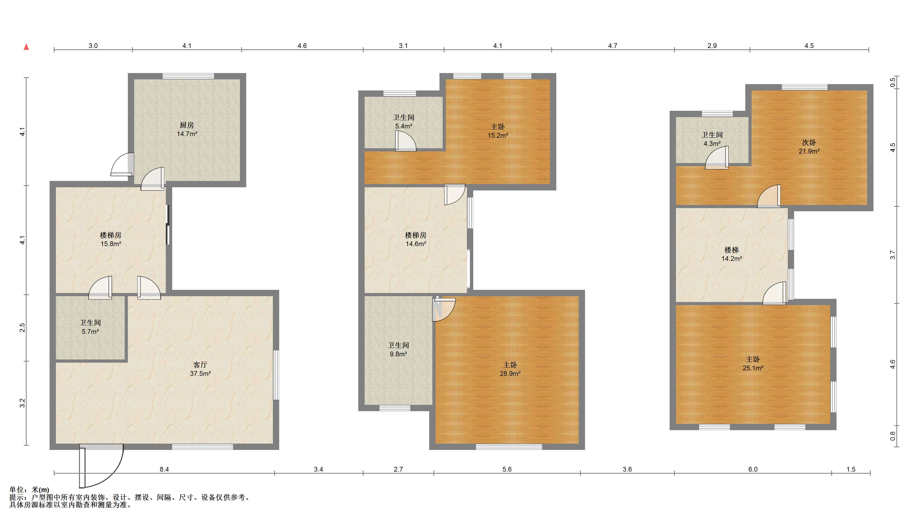 顺发御园 4室1厅2卫 260.27m&sup2;