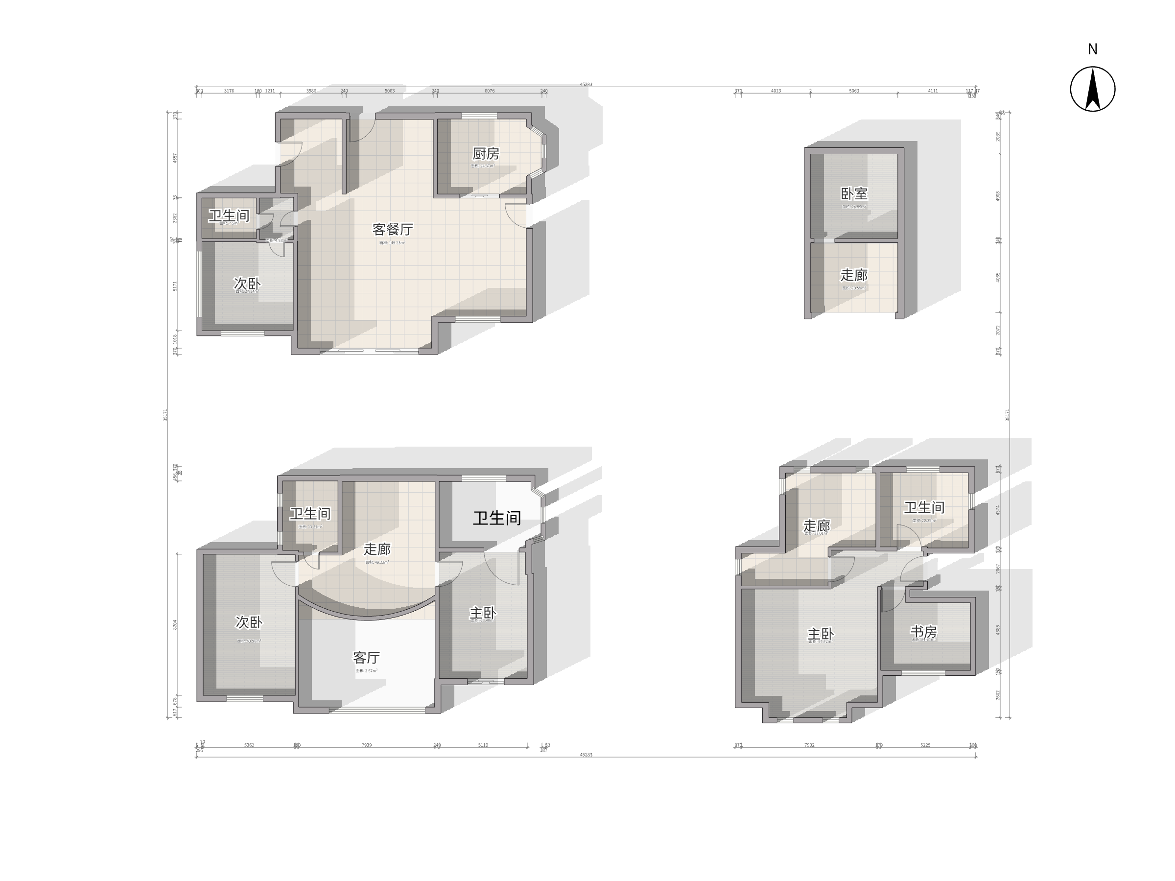 优山美地花园南区 5室2厅3卫 310.00m&sup2;