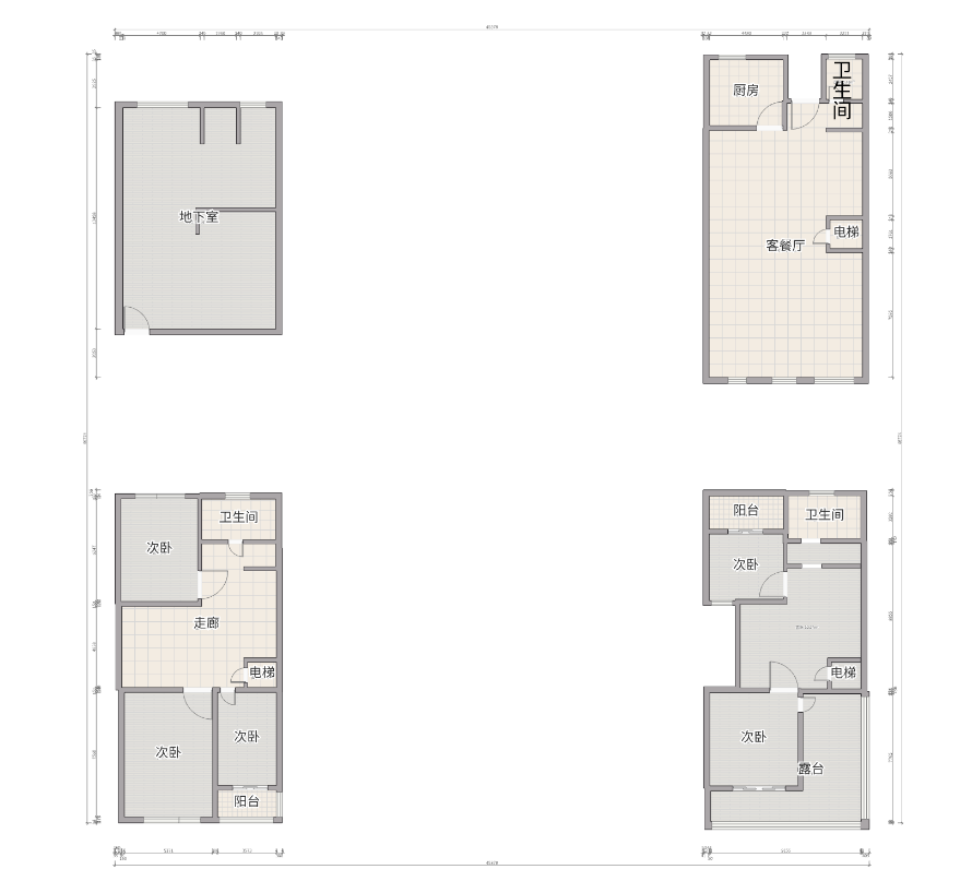 南通壹城水清木华 5室2厅3卫 350.00m&sup2;